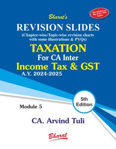  Buy TAXATION  For CA Inter - Income Tax & GST (Revision Slides)